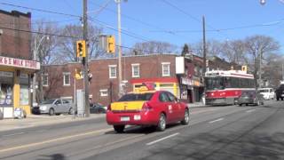 Toronto Streetcars TTC CLRV Streetcars on Kingston Road Toronto Transit Commission [upl. by Kirimia939]