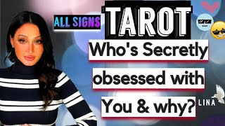 All Signs Tarot⚡Whos Secretly Obsessed⚡w You👀✨why😲 [upl. by Pepin609]