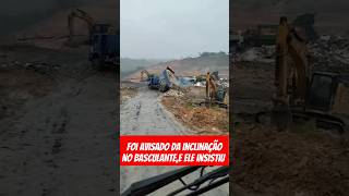 terreno macio e instável arriscado bascularcaminhao caminhoneiro [upl. by Martel]