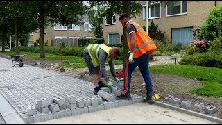 Eikenlaan en andere straten wijk Groenewoud op de schop 4  Spijkenisse 2019 [upl. by Adolpho]