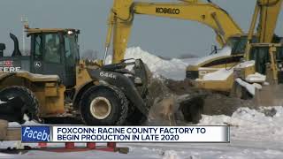 Foxconns Racine County factory to begin production in 2020 [upl. by Sidnala447]