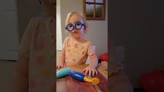 Baby Milas Silly Glasses Adventure cutebaby babymila [upl. by Aikahs]