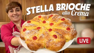 STELLA BRIOCHE ALLA CREMA  Ricetta Live [upl. by Neeven]