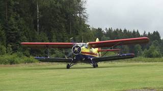 Antonov AN2 takeoff [upl. by Aivin862]