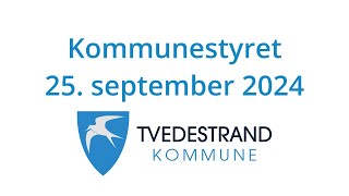 Kommunestyret i Tvedestrand 25 september 2024 [upl. by Ttej]