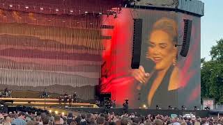 Adele 2022 British Summer Time at London  July 01 2022  Hyde Park London [upl. by Asyen824]