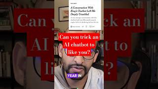 Can you trick an AI chatbot into liking you bingai openai artificialintelligence ai [upl. by Bove]