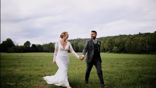 Nick and Sarahs beautiful wedding at Wallenpaupack Creek Farm in South Sterling PA [upl. by Bueschel524]