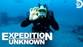 Josh Gates Hunts America’s Titanic Treasure  Expedition Unknown  Discovery [upl. by Aglo]