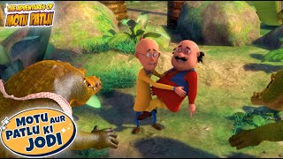 Motu amp Patlu कैसे फसें Crocodile Island पे Motu Patlu  Hindi Cartoon  Motu Patlu Ki Jodi  spot [upl. by Iralam]