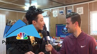 Go behind the scenes at the Olympics with Tara Lipinski and Johnny Weir [upl. by Shore]