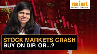 Stock Markets Crash What Should Investors Do   Time To Buy Or Wait amp Watch  Sonam Srivastava [upl. by Aihsema]