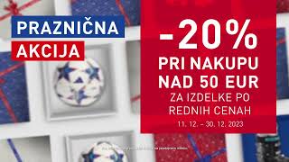 Praznična akcija v Intersportu 🎄🎁 [upl. by Nytsirc]