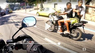 TENTATIVA ROUBO DE MOTO NÃƒO REAGIU MAIS OS BANDIDOS ATIRARAM [upl. by Schoenfelder]