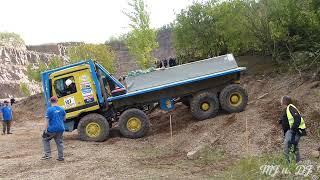 8x8 Mercedes Actros truck show Truck Trial Altenberg OT Bärenstein Germany 2023 [upl. by Llewej]