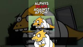 ALPHYS VS PURPLE GUY 4 shorts rapbattleundertalefnaffivenightsatfreddysgamingplush64 [upl. by Rehsu]