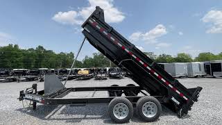 2023 SureTrac 7x16 Pro Series IBeam Dump Trailer 17600 GVW [upl. by Sophi]