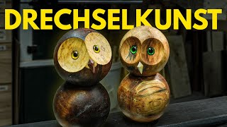 Nicht Heulen bau Eulen  zum selber drechseln [upl. by Anilys]