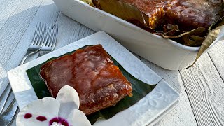 Biko  Filipino Sticky Rice Cake [upl. by Teerprug]