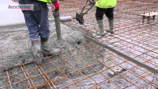 Concrete screed rail system  Acra Screed [upl. by Grunenwald801]