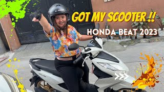 Got my SCOOTER AT LAST HONDA BEAT V3 [upl. by Aronle]