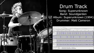 Superunknown Soundgarden • Drum Track [upl. by Reuben]