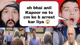 Nayak Movie Part 10  Anil Kapoor Arrest Cheif Minster Scene  Pakistani Reaction [upl. by Aik]