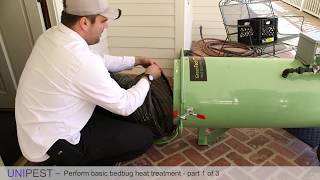 How to Perform Bedbug Heat Treatment Part 1 of 3 [upl. by Kovacev]