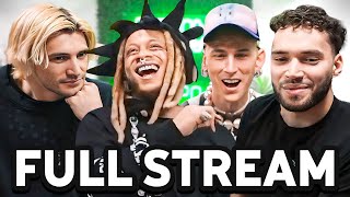 Adin Ross amp MGK amp Trippie Redd amp XQC Full Stream [upl. by Aretina]