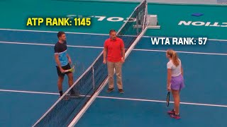 When WTA Player Clashes ATP Player Who Wins [upl. by Krauss]