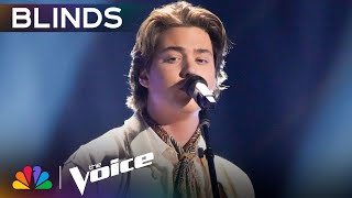 Cali Native Kyle Schuesler Scoops Up the Last Spot on Team Dan  Shay  The Voice Blind Auditions [upl. by Kin]