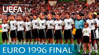 Germany v Czech Republic EURO 96 final highlights [upl. by Atinihc418]