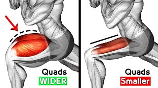 Best Exercises Quadriceps To Get Wide Leg Workout [upl. by Aeslehs]