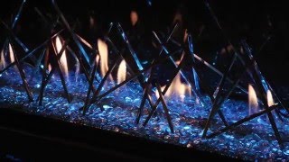 Napoleon LV50 Linear Direct Vent LED Lighting fireplace review [upl. by Einahpets]