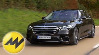 Erste Ausfahrt im Mercedes S580e PlugInHybrid 2021 I Motorvision [upl. by Petras]