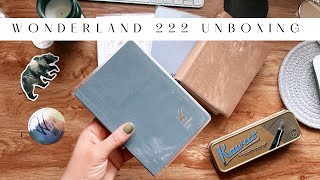 Wonderland 222 Unboxing  Vs Hibino Take a note and Hobonichi [upl. by Linda54]