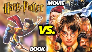 Book vs Movie Harry Potter and The Philosophers Stone 54 Differences [upl. by Lipman]