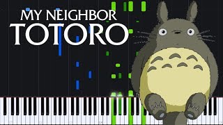 Path of the Wind  My Neighbor Totoro Piano Tutorial Synthesia  Torby Brand [upl. by Audrit]