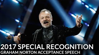 NTA 2017 Special Recognition Graham Norton Acceptance Speech [upl. by Laurance]