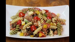 Antipasto Pasta Salad Recipe  How to Make Antipasto Pasta Salad [upl. by Zaria]