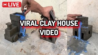 DESTROYING MUD CLAY HOUSE LIVE 🌟✨ shortvideo virel clayhouse [upl. by Fifine146]