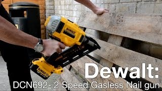 Dewalt DCN692 XR 18v Liion Nailer  ITS TV [upl. by Einnel439]