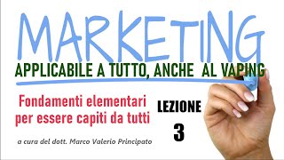 Fondamenti elementari di Marketing  Lezione 3 [upl. by Etteniotnna514]