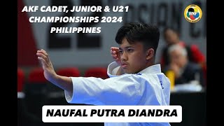 AKF CADET JUNIOR amp U21 CHAMPIONSHIPS 2024  PHILIPPINESBABAK PENYISIHAN NAUFAL PUTRA DIANDRA [upl. by Rye]