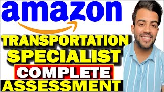 Amazon TRANSPORTATION SPECIALIST Assessment with ANSWERS Freshers can apply [upl. by Hercule]