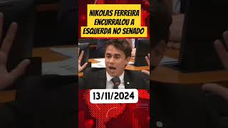 Nikolas Ferreira falou na cara dos esquerd4 no Senado brasileiro shorts [upl. by Thgiwed]