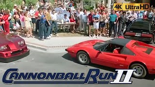 Cannonball Run II 1984 The Race To The Finish Line In Connecticut 4K HDR [upl. by Garek]