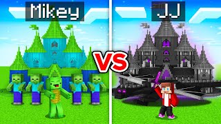 Mikey ZOMBIE Kingdom vs JJ DRAGON Kingdom in Minecraft Maizen [upl. by Leiram89]