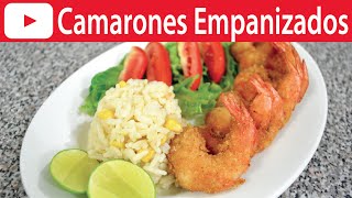 CAMARONES EMPANIZADOS  VickyRecetaFacil [upl. by Leighland]