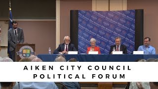 Aiken City Council Political Forum [upl. by Cymbre87]